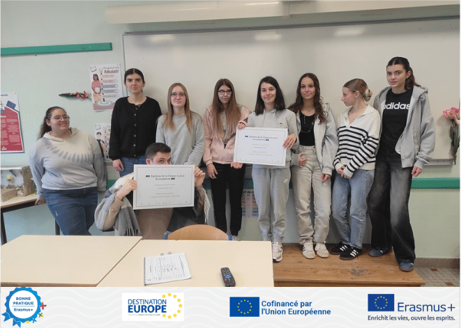 Du 13 au 18 octobre, nos élèves ont participé aux Olympiades Erasmus, dans le cadre des Erasmus Days ! L'objectif ? Sensibiliser à la citoyenneté européenne et booster les connaissances sur notre continent.