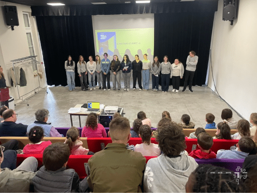 les élèves de première SAPAT et TCVA